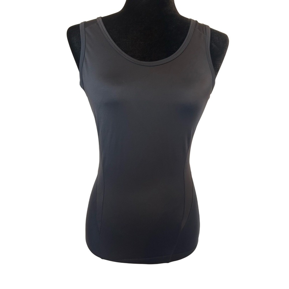 NWOT Sub Sports Performance Black Compression Tank Top Size Small